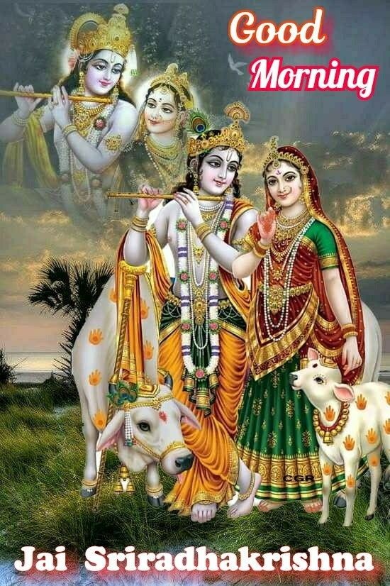 krishna and radha good morning image Radha Krishna Good Morning