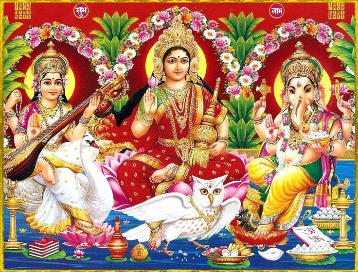 laxmi ganesh saraswati hd wallpaper Laxmi Ganesh Saraswati