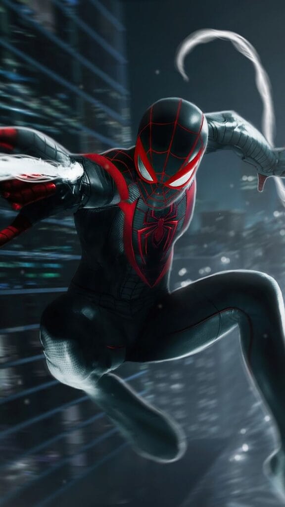 miles morales pc wallpaper Cyberpunk wallpaper