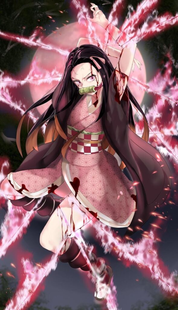 nezuko wallpaper 11 Cyberpunk wallpaper