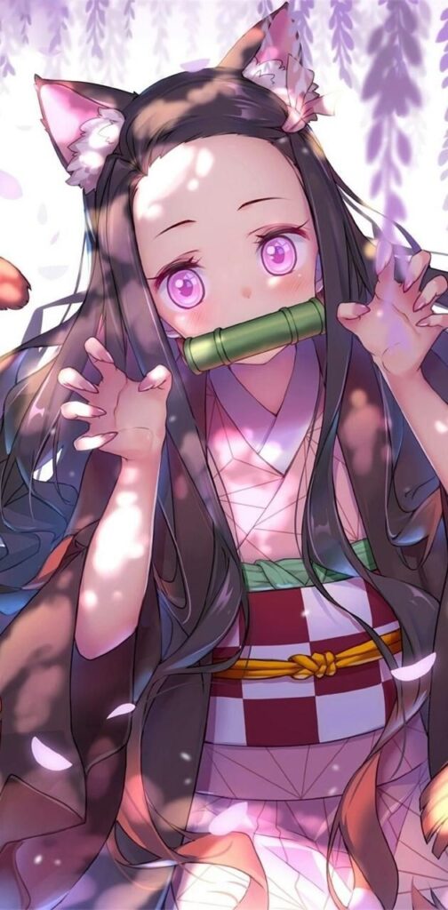 nezuko wallpaper 16 Cyberpunk wallpaper