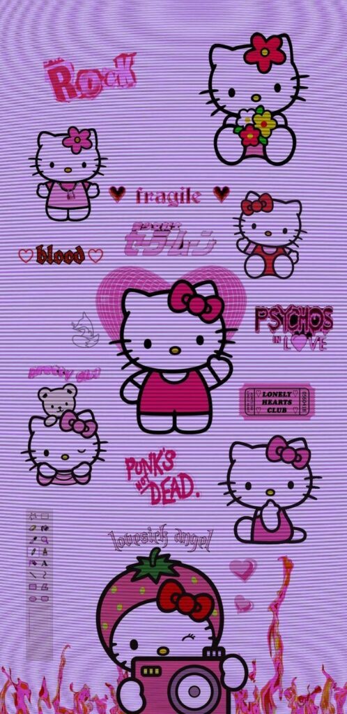 pink hello kitty wallpaper 498x1024 1 Hello Kitty wallpaper