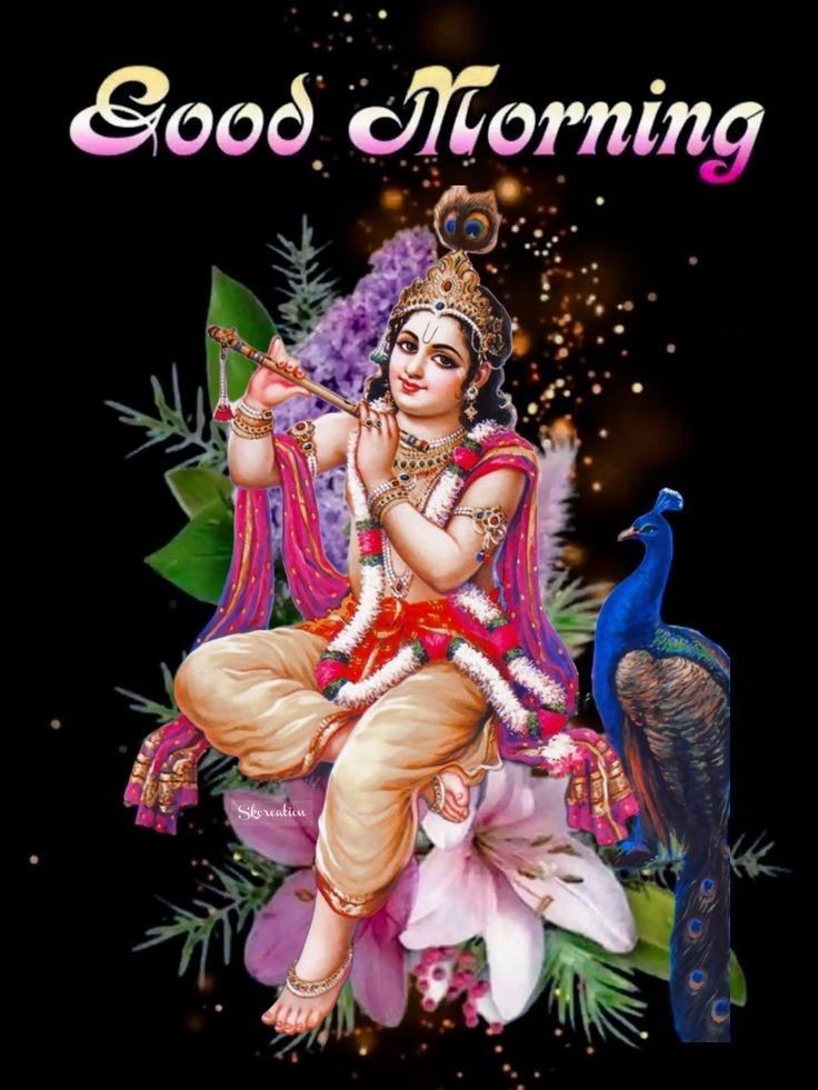 radha krishna good morning images with god krishna Radha Krishna Good Morning