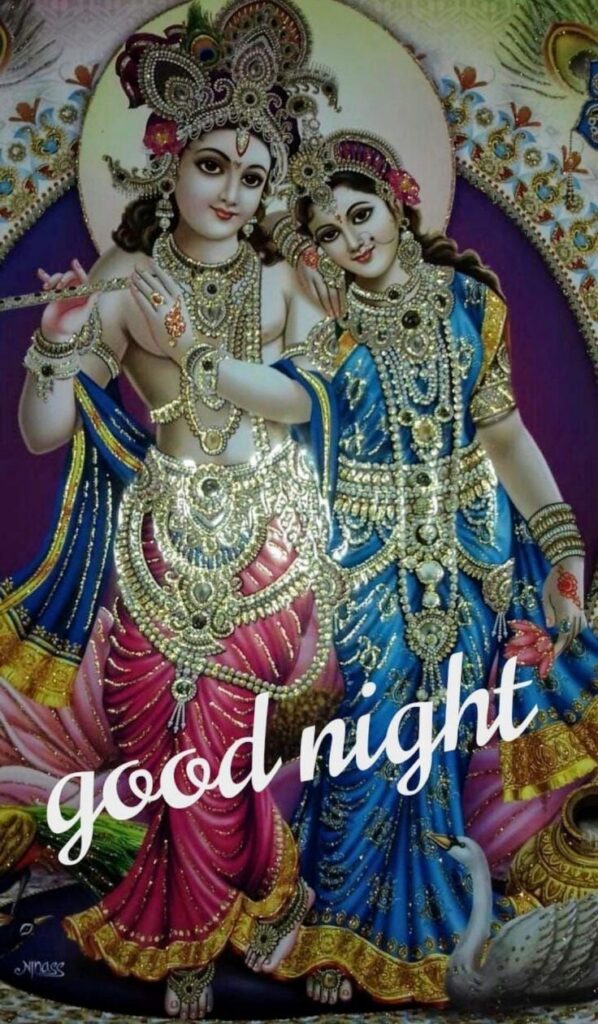 radha krishna good night shayari image 598x1024 1 Radha Krishna Good Night