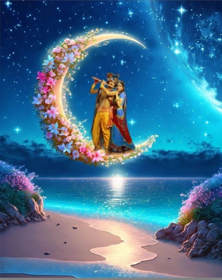 radha krishna romantic good night images 1 Romantic Radha Krishna