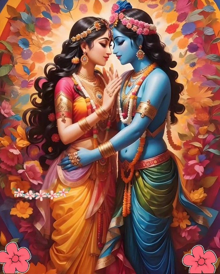 romantic radha krishna good morning image Romantic Radha Krishna