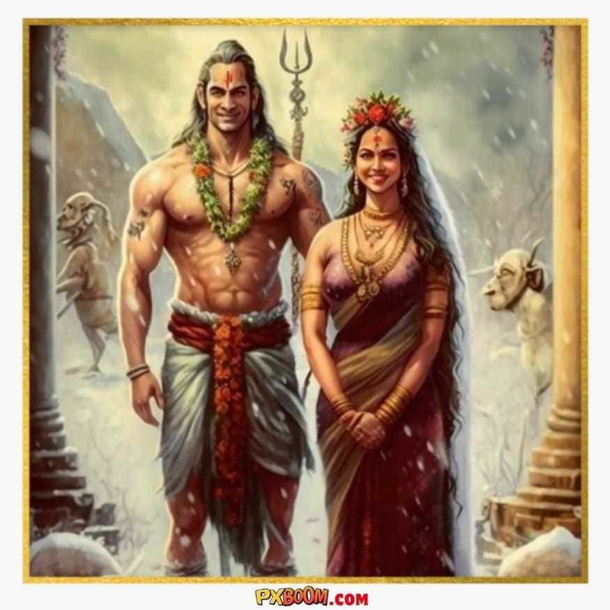 Shiv Parvati Photo Full Hd