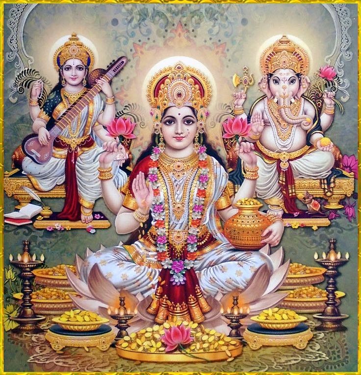 silver laxmi ganesh saraswati murti Laxmi Ganesh Saraswati