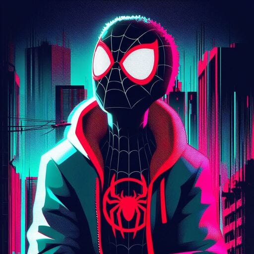 spider man wallpaper miles morales 1 Cyberpunk wallpaper