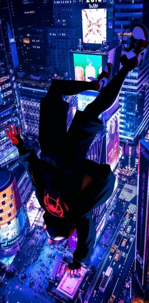 spiderman and miles morales wallpaper Cyberpunk wallpaper