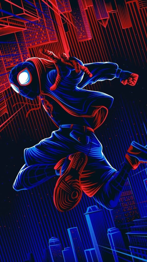 spiderman miles morales wallpaper 4k Cyberpunk wallpaper