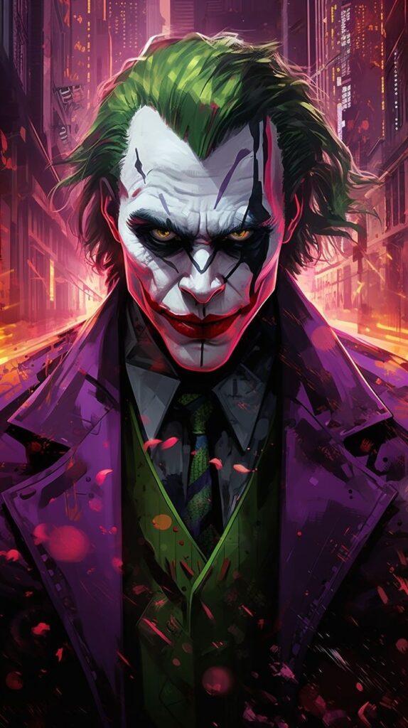 the dark knight joker wallpaper 574x1024 1 Cyberpunk wallpaper