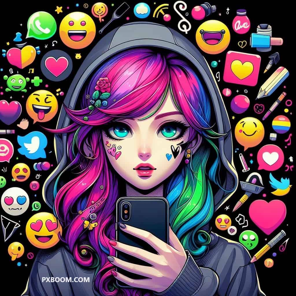 unique creative dp for whatsapp girl 2 Unique DP