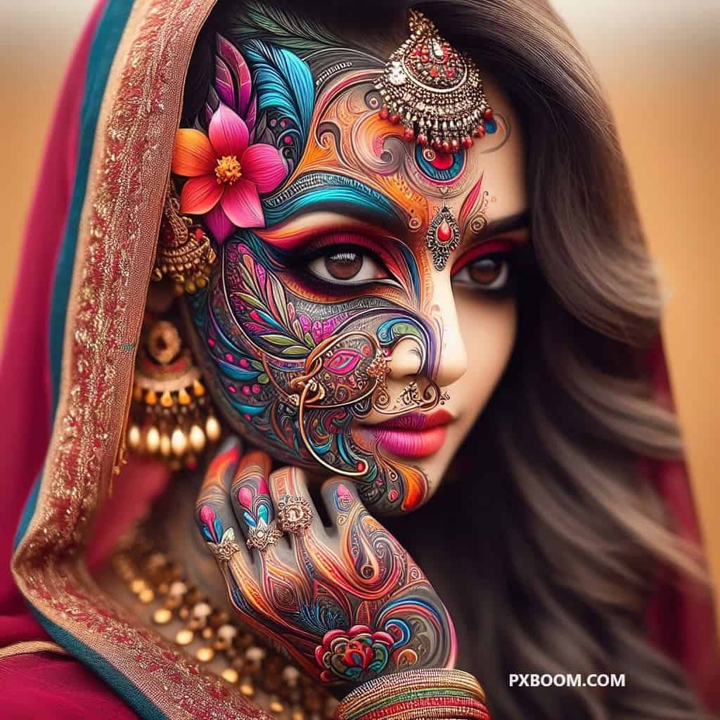 unique creative dp for whatsapp indian her 1 Unique DP