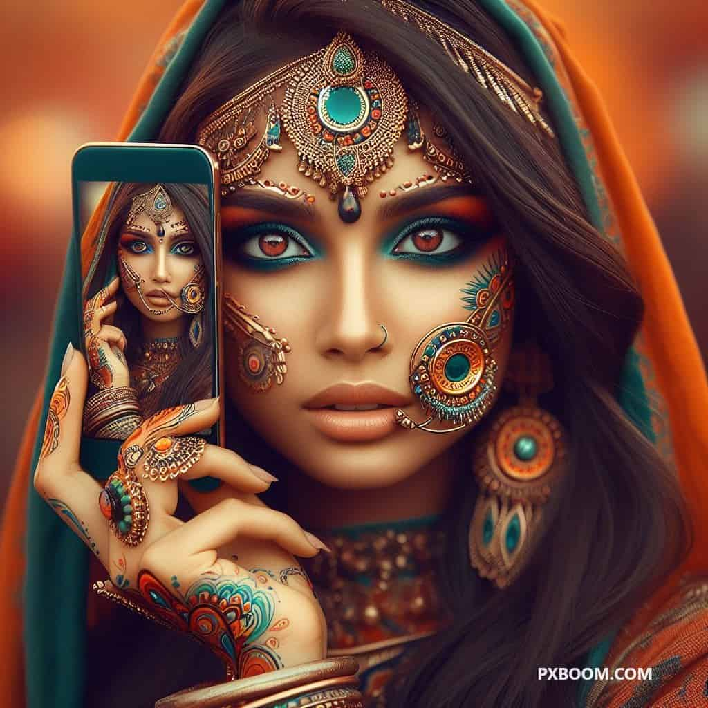 unique creative dp for whatsapp indian her 2 Unique DP