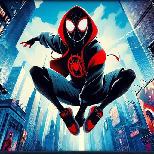 wallpaper spider man miles morales Cyberpunk wallpaper