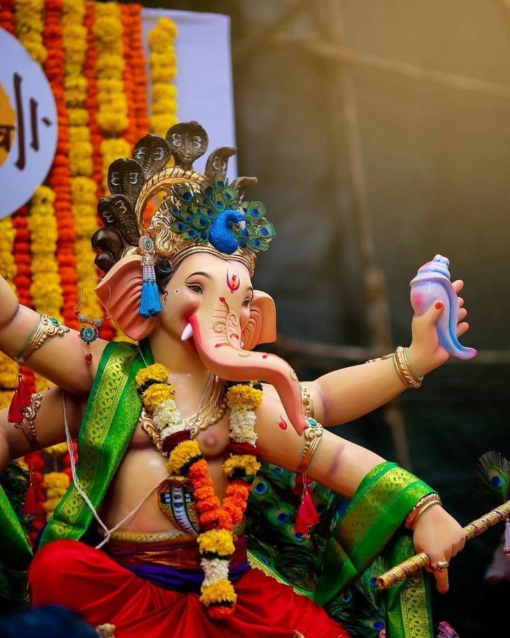 गणपती hd wallpaper Ganesh Ji