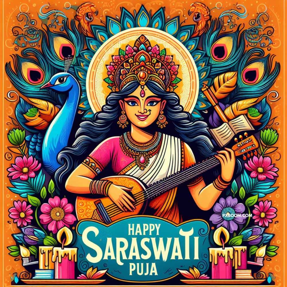 सरस्वती पूजा की हार्दिक शुभकामनाये 10 Happy Saraswati Puja