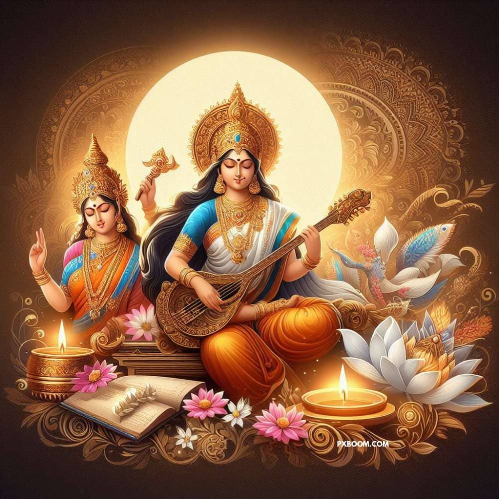 सरस्वती पूजा की हार्दिक शुभकामनाये 2 Happy Saraswati Puja