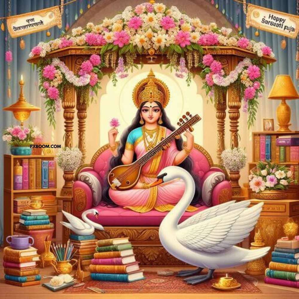 सरस्वती पूजा की हार्दिक शुभकामनाये 4 Happy Saraswati Puja