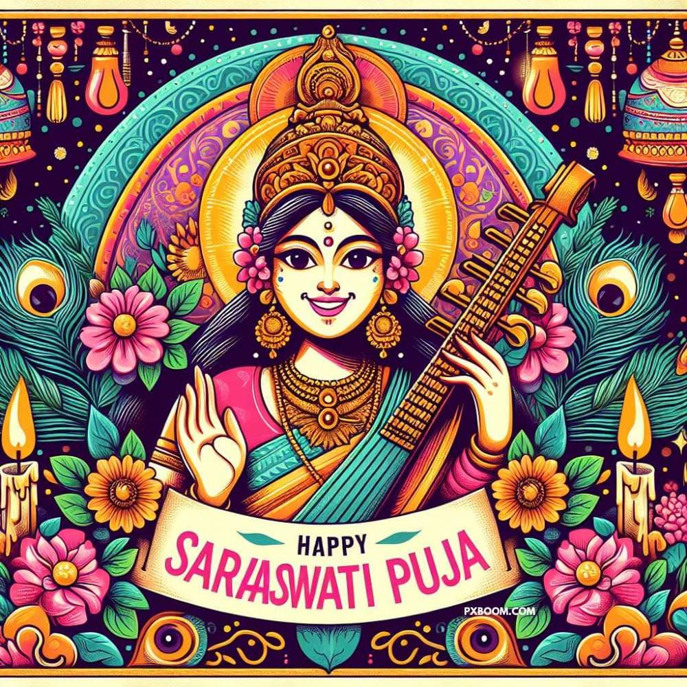 सरस्वती पूजा की हार्दिक शुभकामनाये 7 Happy Saraswati Puja