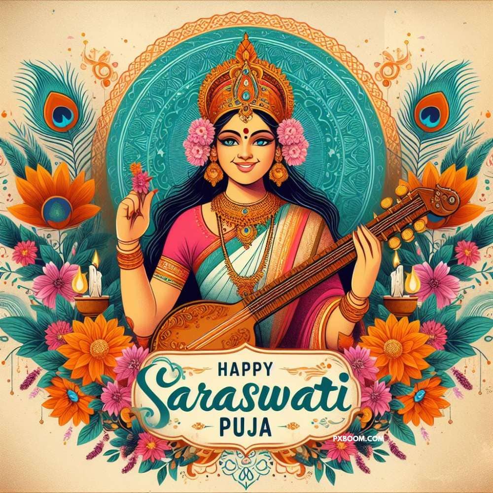 सरस्वती पूजा की हार्दिक शुभकामनाये 9 Happy Saraswati Puja