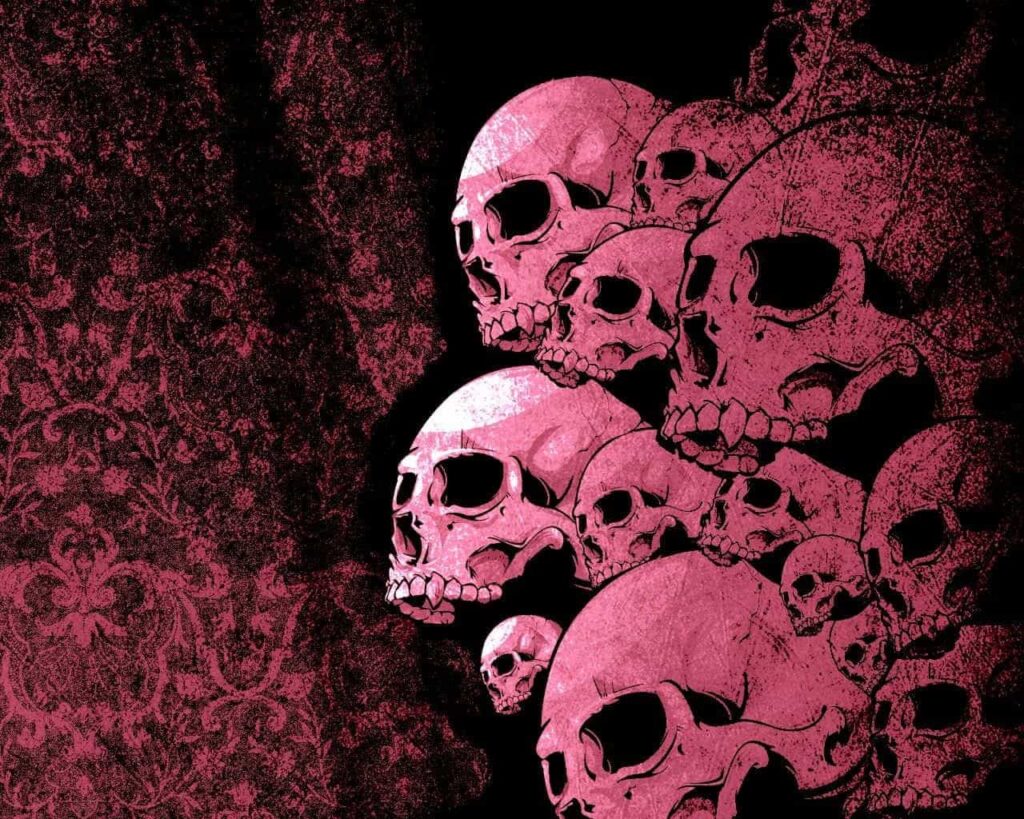 9767117 download pink skull adding a unique Cyberpunk wallpaper
