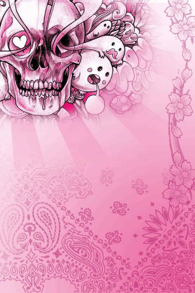 9767126 download pink skull wallpaper Cyberpunk wallpaper
