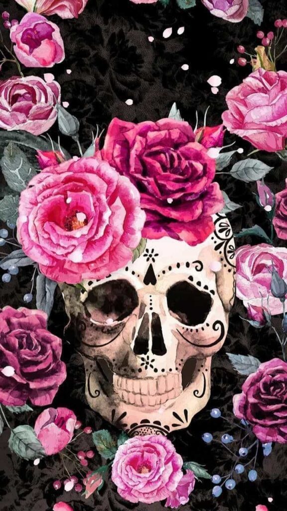 9767140 skulls Pink Skull wallpapers