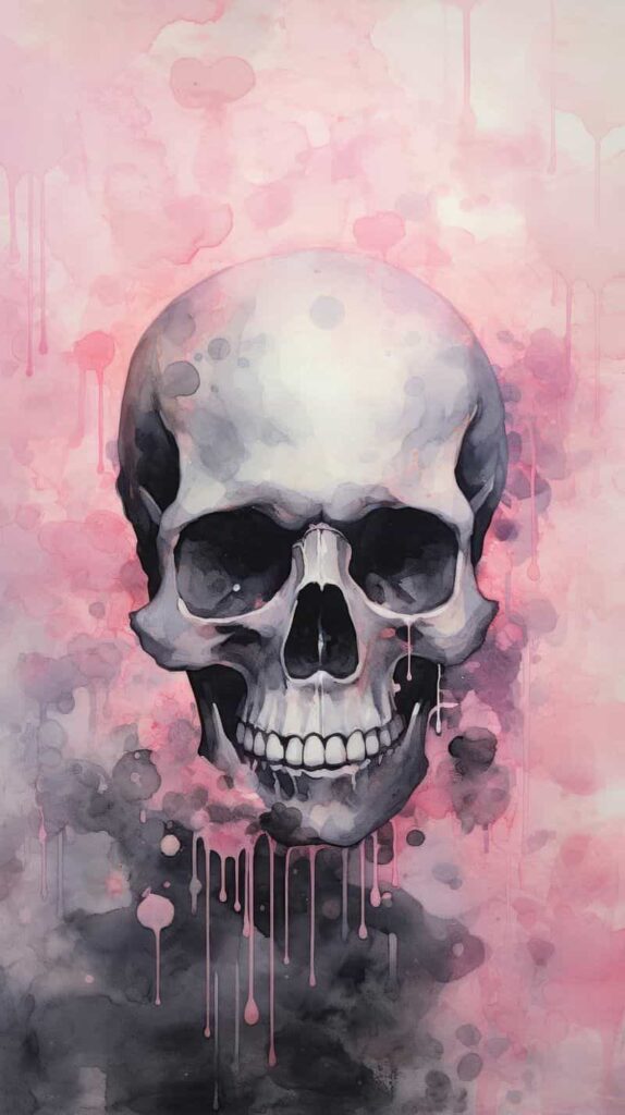 9767150 skull wallpaper image free photo Cyberpunk wallpaper