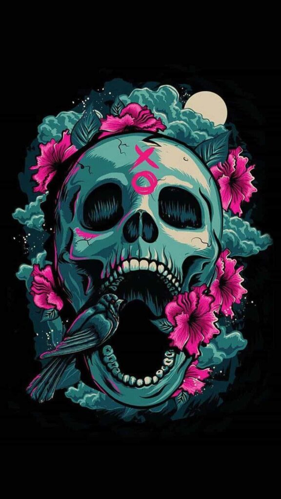 9767163 download sugar skull wallpaper Pink Skull wallpapers